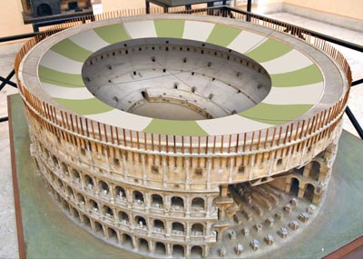 Rekonstruktion des Velariums am Kolosseum