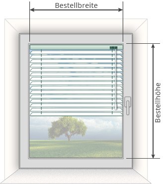 Smart Home Jalousie - Montage auf der Glasleiste